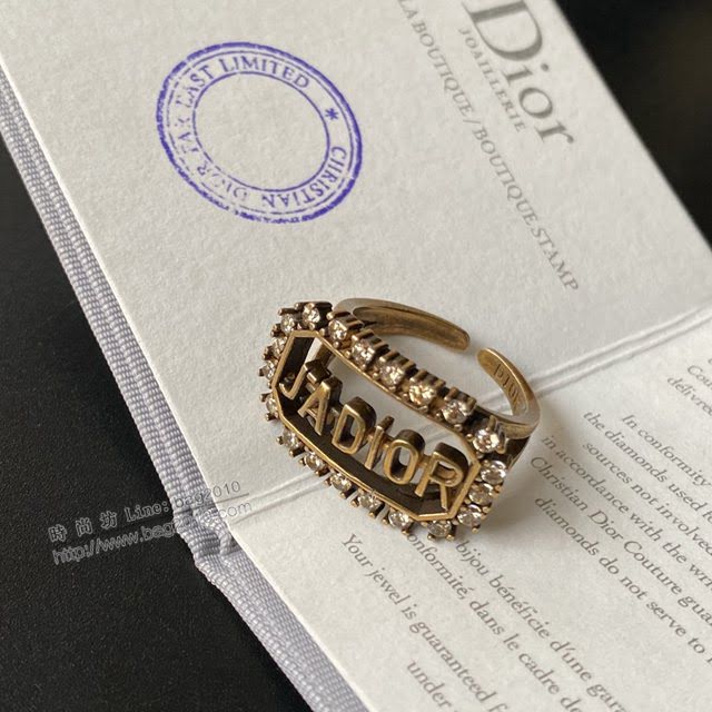 Dior飾品 迪奧經典熱銷新款開口戒指指環  zgd1329